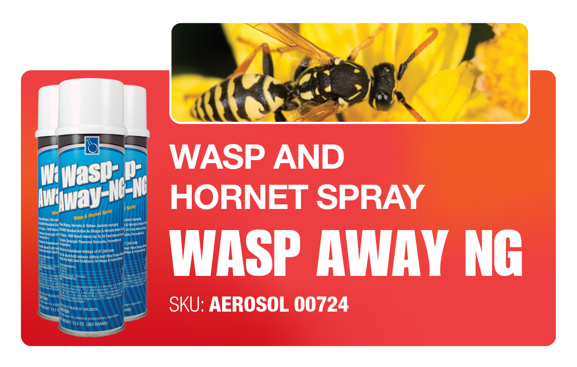 Wasp Away NG - Wasp and Hornet Spray - Weed Killers & Personal Protection - Wastewater Treatment